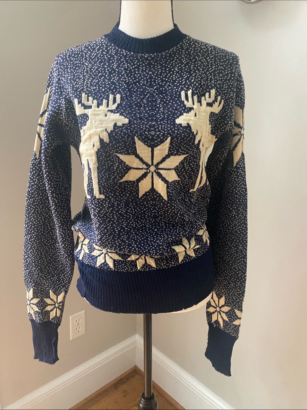 Womens Vintage Catalina Sportswear Crewneck sweater fair aisle Scandinavian S